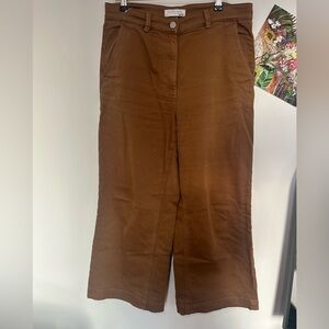 Everlane‎ Tan High-Waisted Trousers size 10